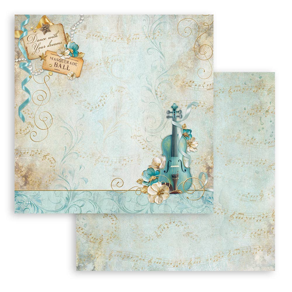 Stamperia - Masquerade Scrapbooking Pad