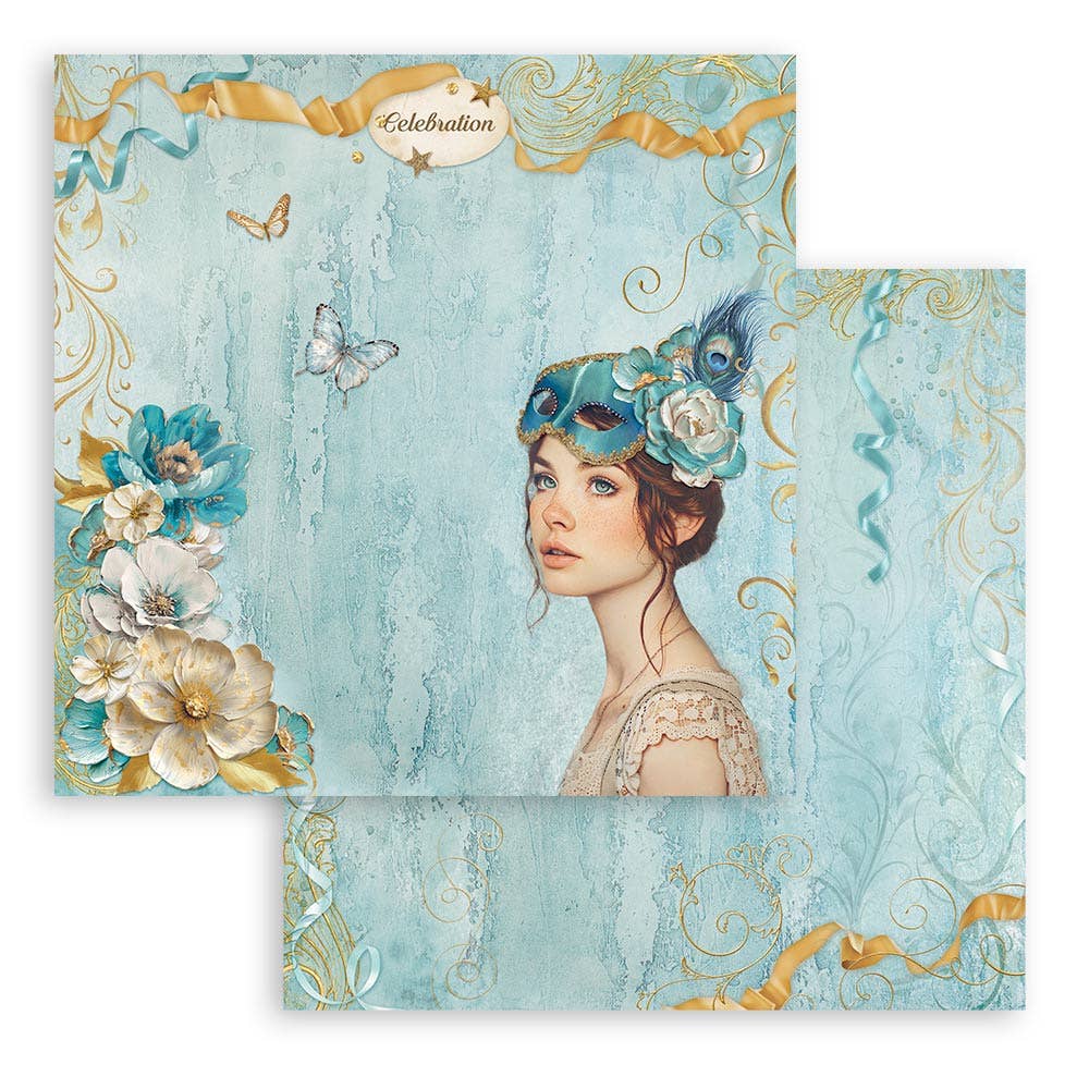 Stamperia - Masquerade Scrapbooking Pad