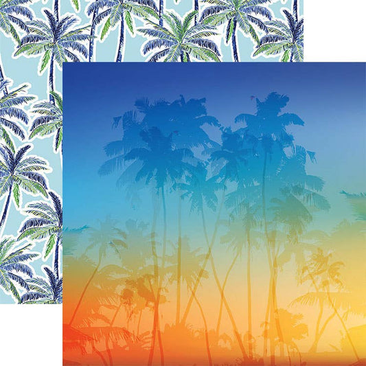 Paper House Productions -Tropical Breeze - Double Sided 12"x12" Single Sheet
