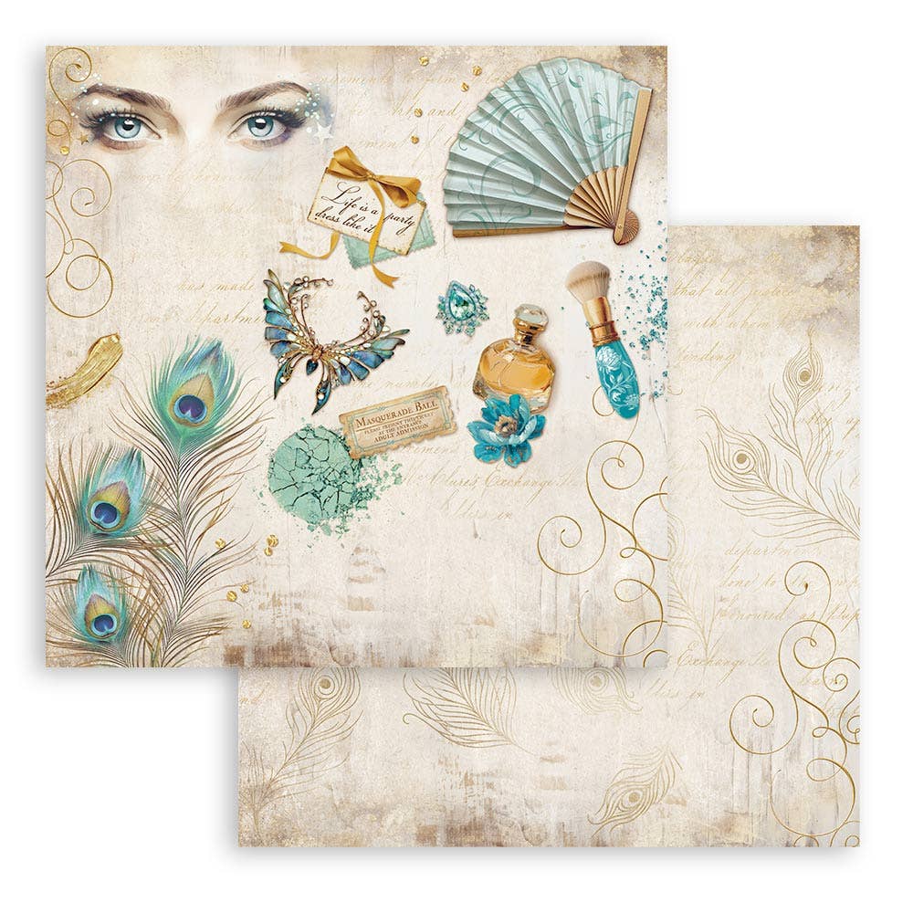 Stamperia - Masquerade Scrapbooking Pad