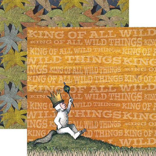 Where the Wild Things Are-Max 12x12 Double Sided Paper