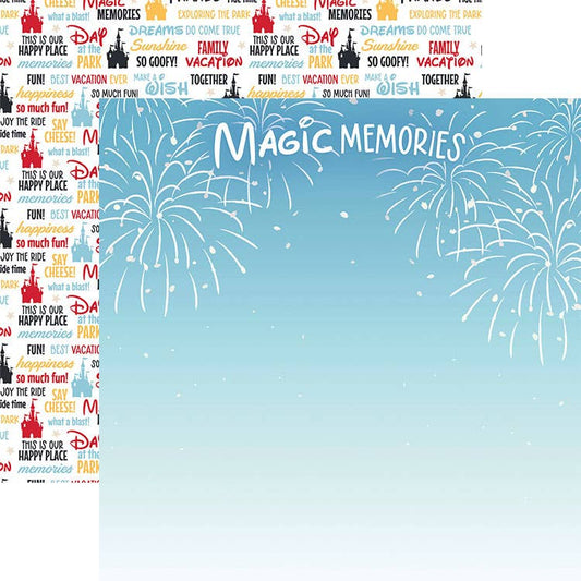 Paper House Productions - Magic Memories - Double Sided 12"x12 Single Sheets