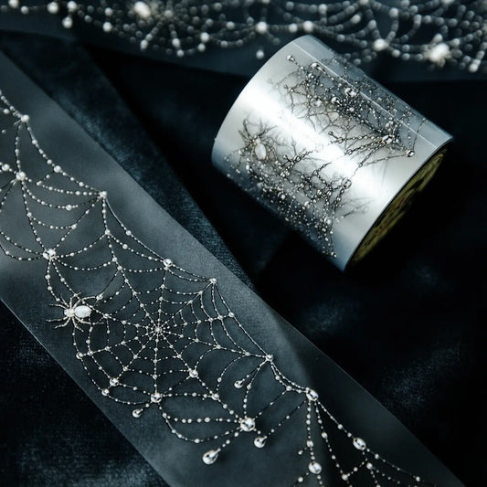 CoraCrea Crafts - Jeweled Spiderweb Transparent Tape