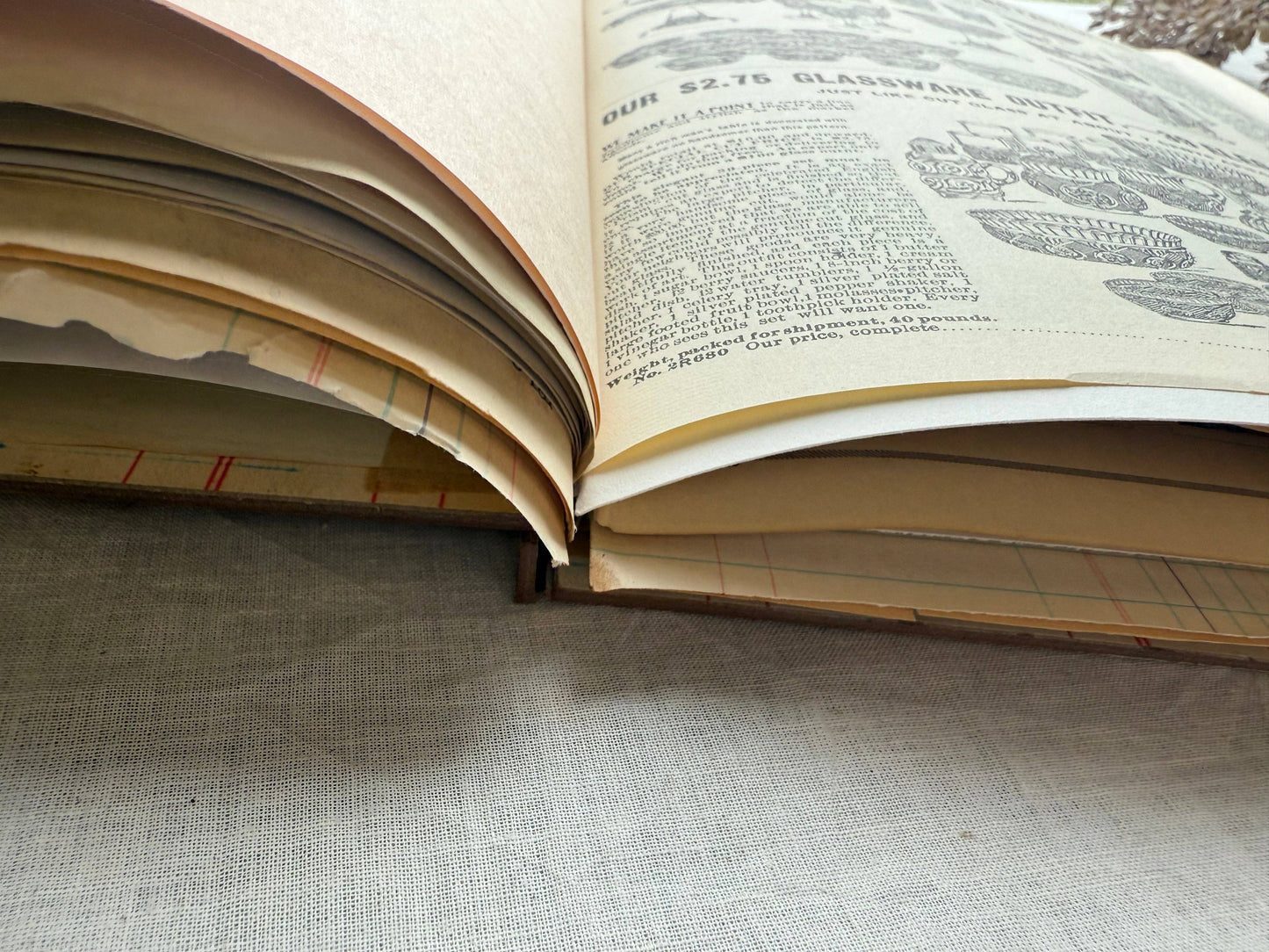 Hose of Books - Vintage Mixed Media Journal- 9x12 inches: Spiral Bound