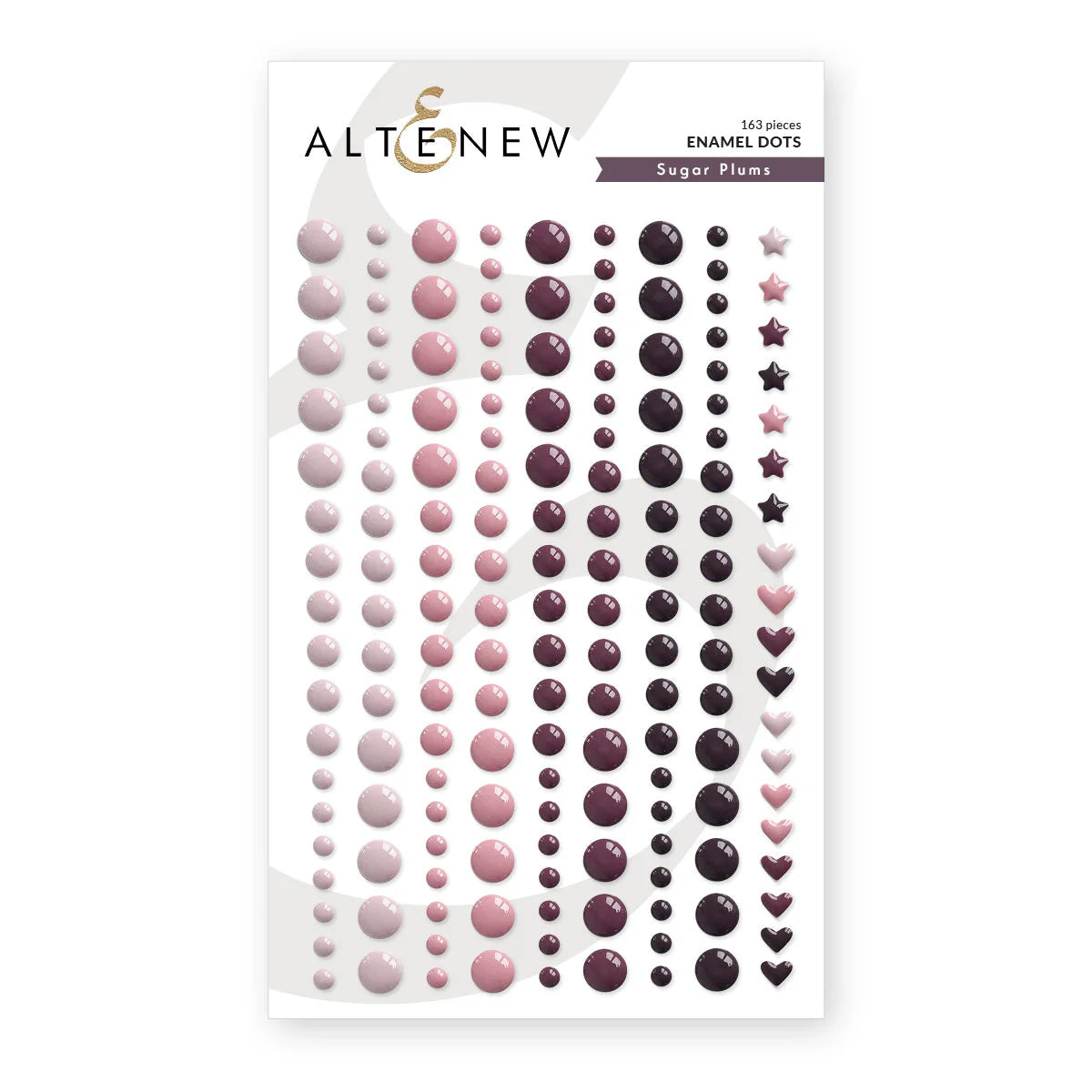 Altenew- enamel Dots-Sugar Plums