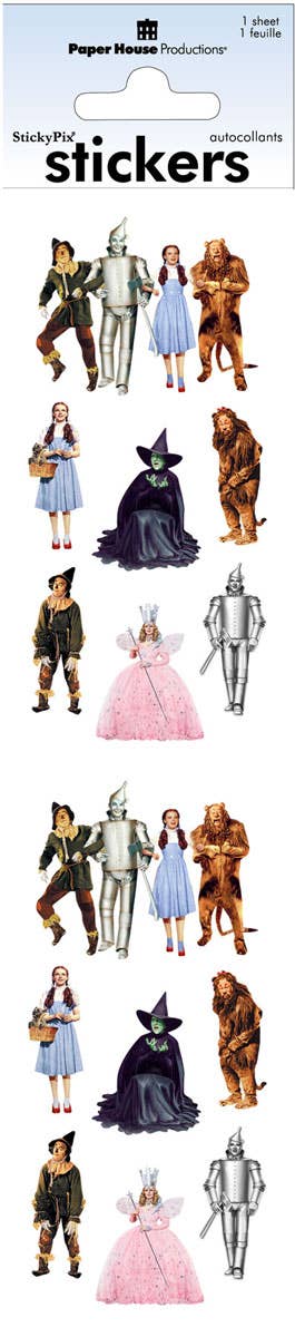 Paper House Productions - The Wizard of Oz - Friends - 2" stickers