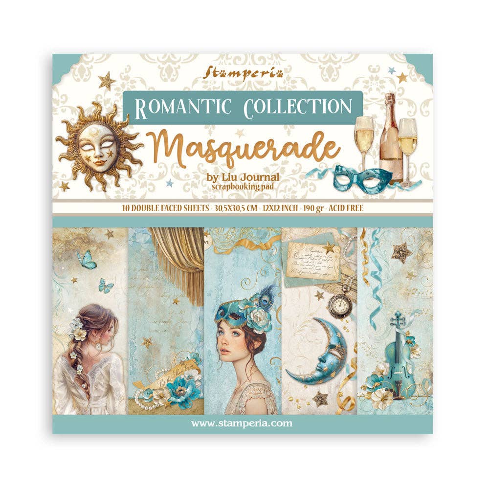 Stamperia - Masquerade Scrapbooking Pad