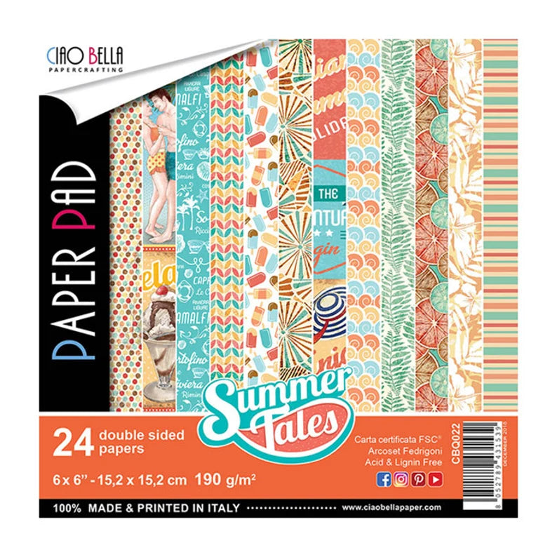 Ciao Bella Summer Tales 6x6 Paper Pad