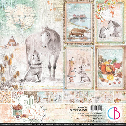 Ciao Bella- The Gift of Love Paper Pad 12x12