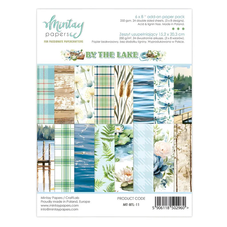 Mintay Papers - By The Lake 6x8 Add-On Paper Pad