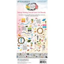 49 & Market- Vintage Artistry Sunburst General Laser Cut Elements