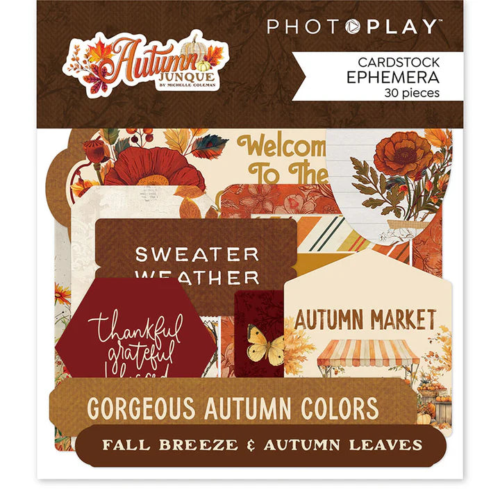 Photoplay - Autumn Junque Ephemera Pack