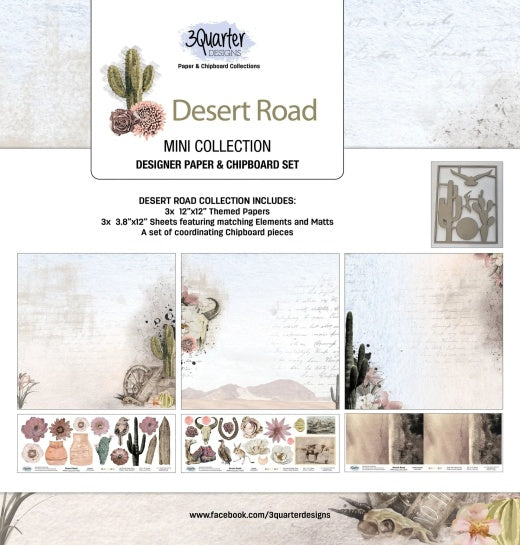 3 Quarter Designs- Desert Road Mini Scrapbook Collection