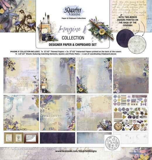 3Quarter Designs- Imagine If Scrapbook Collection