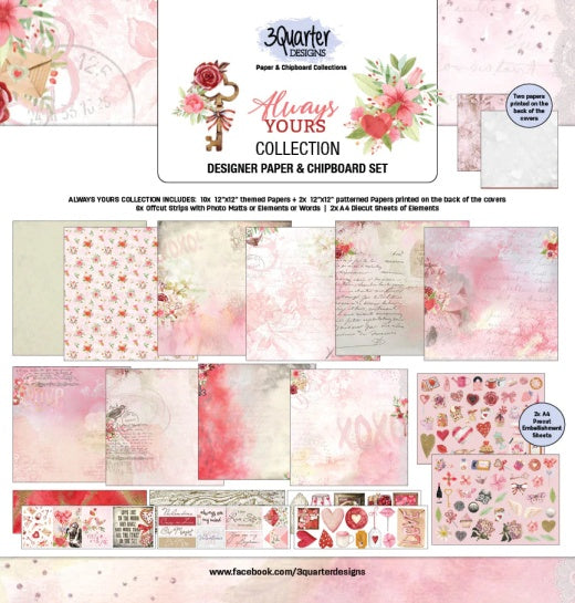 3Quarter Designs- Always Yours Scrapbooking Collection