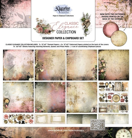 3Quarter Designs- Classic Elegance Scrapbook Collection