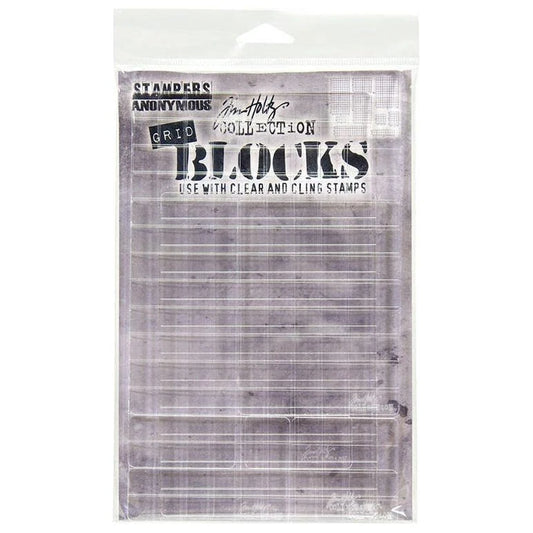 Tim Holtz - Grid Acrylic Block Set of 9